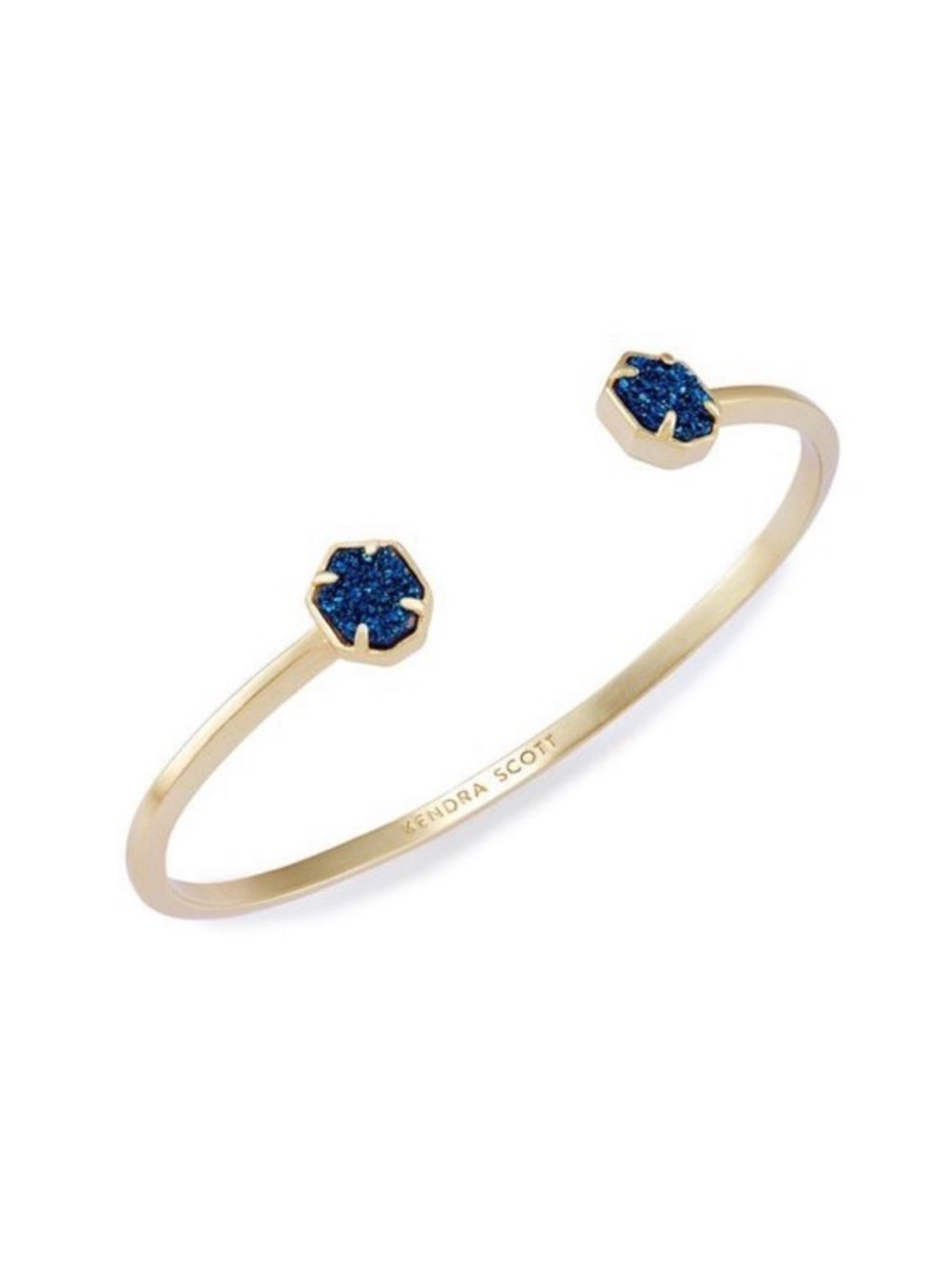 Kendra Scot Cuff Bracelet with Blue Gemstones - Picture 2 of 6